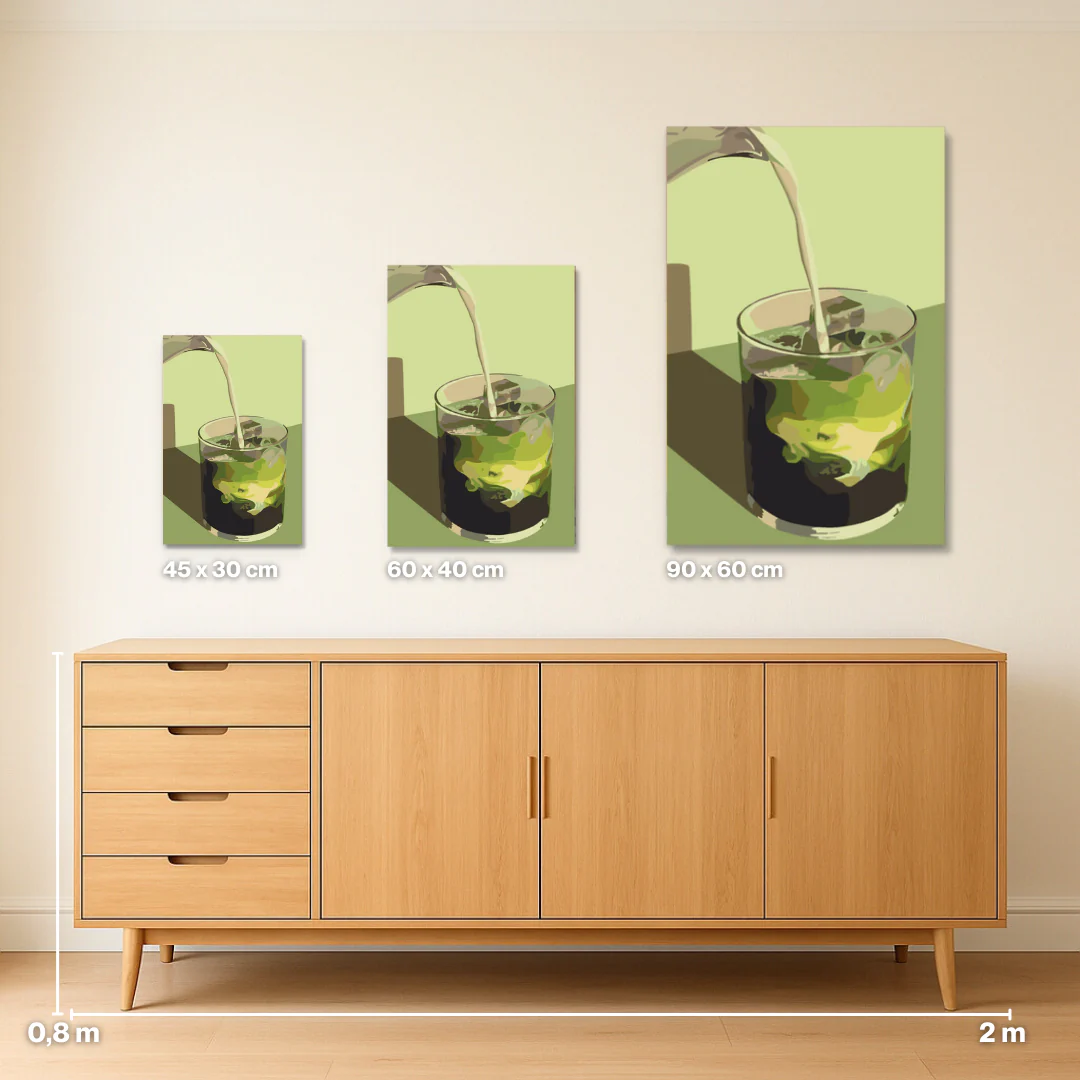 Coconut Matcha - Malen nach Zahlen - Image 10