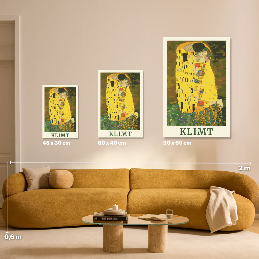 Klimt Der Kuss - Malen nach Zahlen - Image 10
